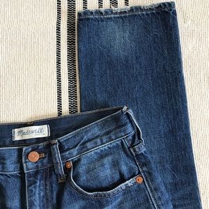 Madewell Straight leg crop jean